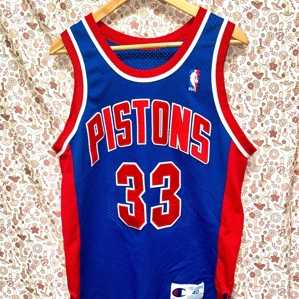 Vintage Grant Hill #33 Champion basketball jersey 40